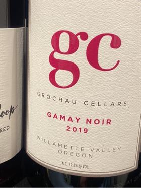 GC Wines Gamay Noir Willamette Valley 2019