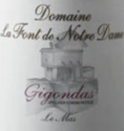 Domaine La Font de Notre Dame Gigondas "Le Mas," 2022