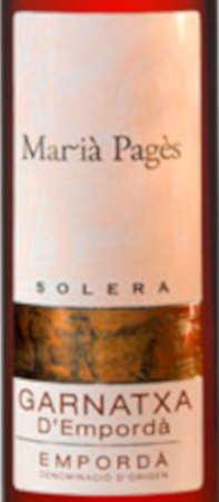 Maria Pages Garnatxa Solera 30yrs, NV (500ml)