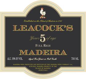 Leacock's "5 Year Rich" Madeira Port NV