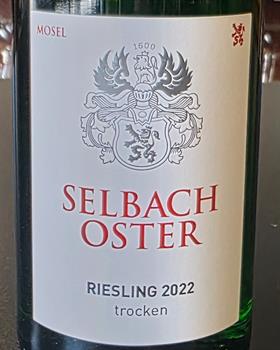 Selbach Oster Mosel Riesling Trocken, 2022