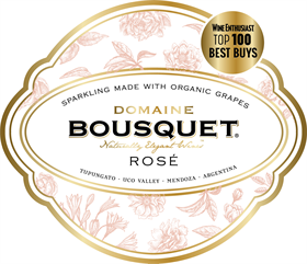 Domaine Bousquet Winery Tupungato Brut Rosé Méthode Traditionnelle NV