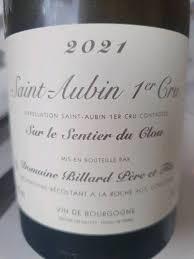 Billard Père & Fils Saint-Aubin 1er Cru "Sur le Sentier du Clou," 2022