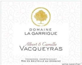 Domaine La Garrigue Albert and Camille Vacqueyras 2019