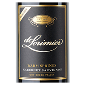 deLorimier "Warm Springs Reserve" Cabernet Sauvignon, 2018