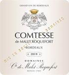 Comtesse De Malet Roquefort Bordeaux Blanc Sauvignon Blanc Blend 2020