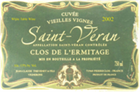Domaine Thévenet et fils Saint-Véran Clos de L'Ermitage Saint-Claude Cuvée Vieilles Vignes Chardonnay 2020