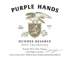 Purple Hands "Dundee Reserve" Chardonnay, 2022