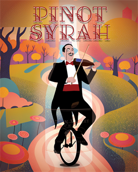 'Pinot Noir. Syrah.' Poster
