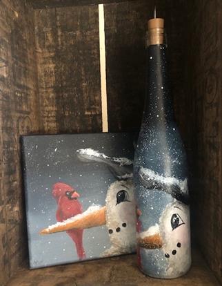 Bottle Painting Event