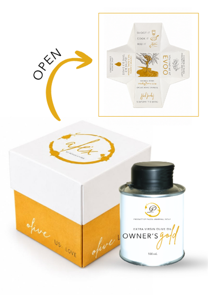 Owner's Gold, Extra Virgin Olive Oil, 100ml