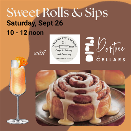 Sweet Rolls and Sips by Persnickety Bakery