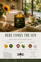 Here Comes The Sun Candle