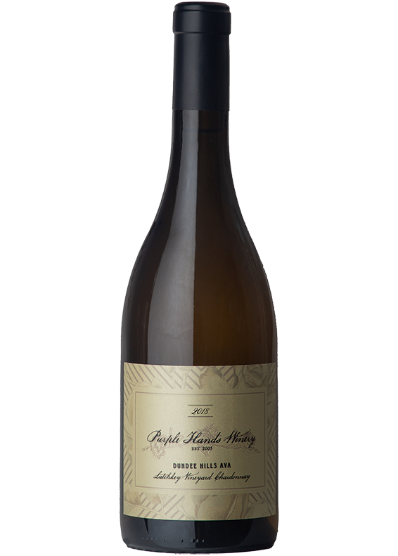 Purple Hands Winery 2018 Latchkey Vineyard Chardonnay