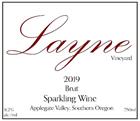 2019 Brut Sparkling, Layne Vineyard, 750ml, 11.2%