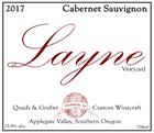 2017 Cabernet Sauvignon Layne Vineyard, 750ml, 13.9%
