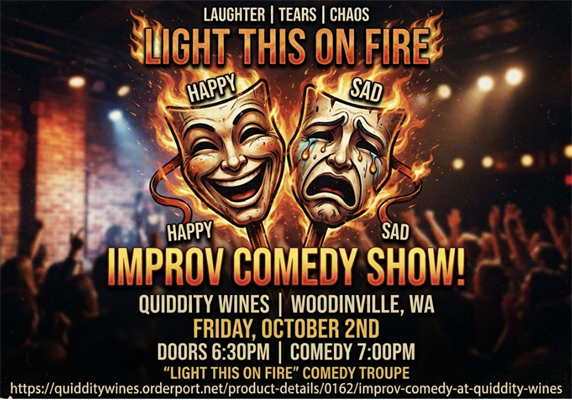 Improv Comedy at Quiddity Wines