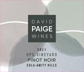 2021 Pinot Noir Estate RPG Vineyard