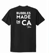 Bubbles Made in CA Shirt (Black & White)