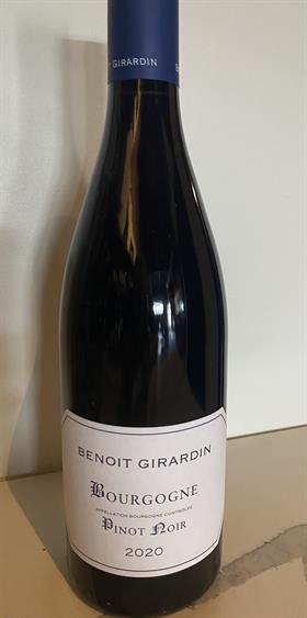 BENOIT GIRARDIN BOURGOGNE PINOT NOIR 2020