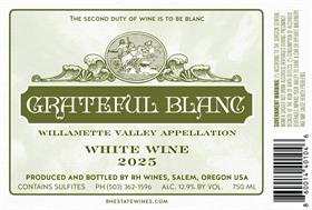 2025 Grateful Blanc