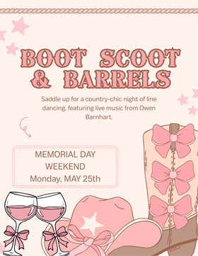 05.25 Boot Scoot & Barrels - Line Dancing Featuring Owen Barnhartt