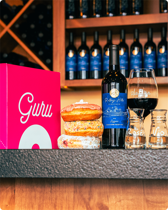 Guru Donuts Wine Pairing