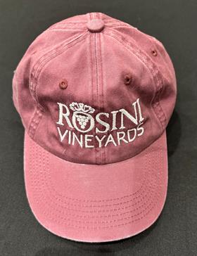 Hat: distressed maroon