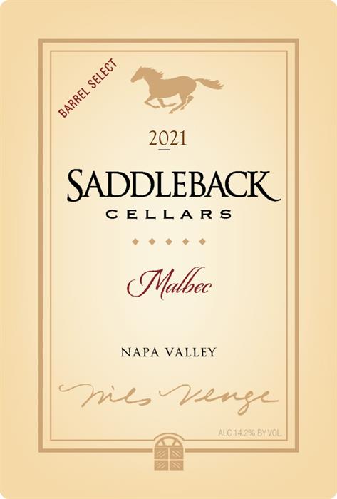 2021 Malbec, Mello Vineyard, Yountville