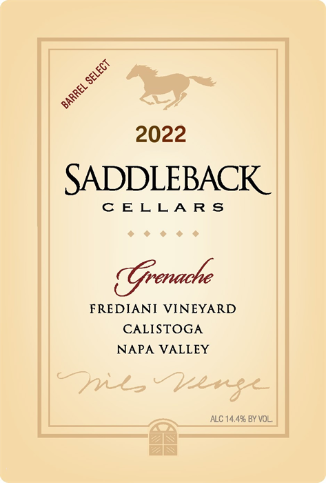 2022 Grenache, Frediani Vineyard
