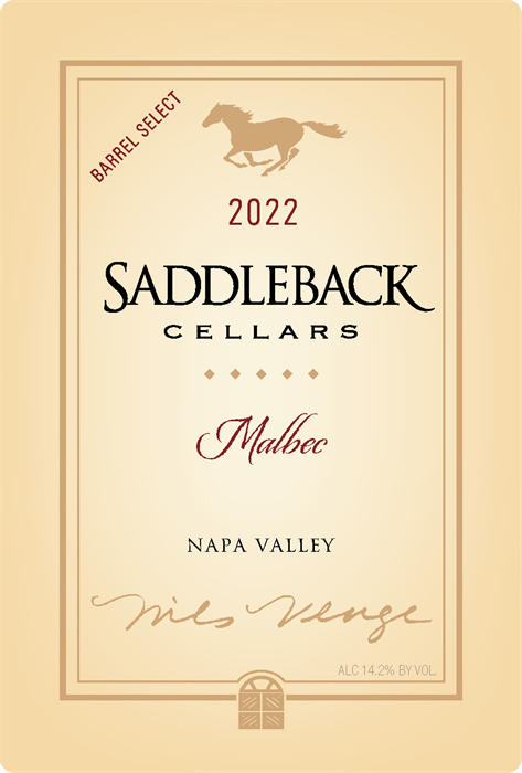 2022 Malbec, Mello Vineyard, Yountville