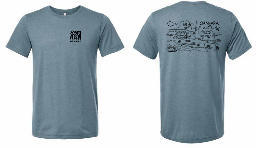 Merch - Map Tee - Teal