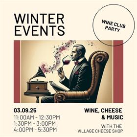 March Wine Club Party: Wine, Cheese, & Music