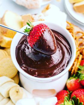 Chocolate Fondue with the Village Cheese Shop