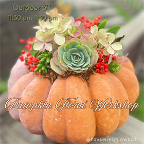 2026 Pumpkin Floral Workshop