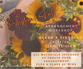 Summer Fall Arrangement Workshop - Member Ticket