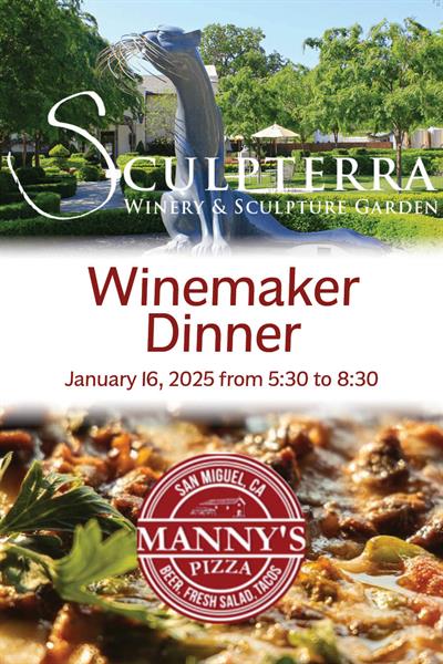 Winemaker Dinner at Manny's Pizza