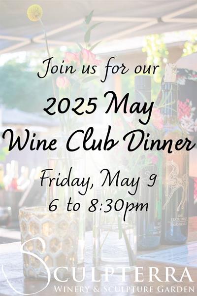 May Wine Club Dinner, 5/9