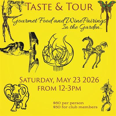 May 2026 Taste and Tour 1:30 to 2:15 pm