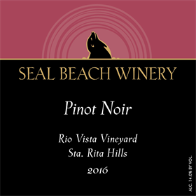 2016 Pinot Noir, Rio Vista Vineyard,  Sta. Rita Hills