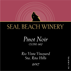 2017 Pinot Noir Clone- 667, Rio Vista Vineyard,  Sta. Rita Hills