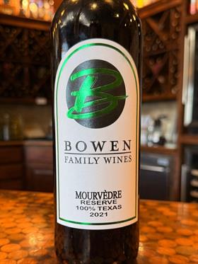 BOWEN MOURVEDRE' RESERVE 2021