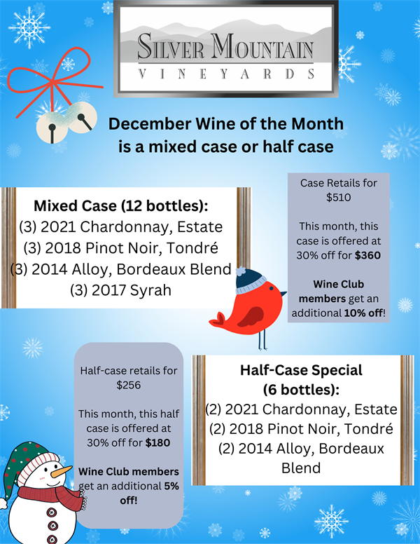 DEC - Mixed CASE Wine of Month