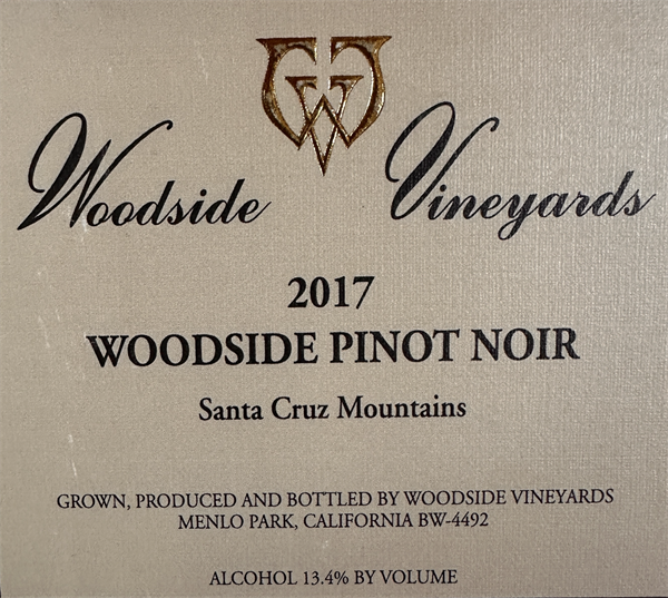 Woodside Killer CASE Special - '17 Pinot Noir