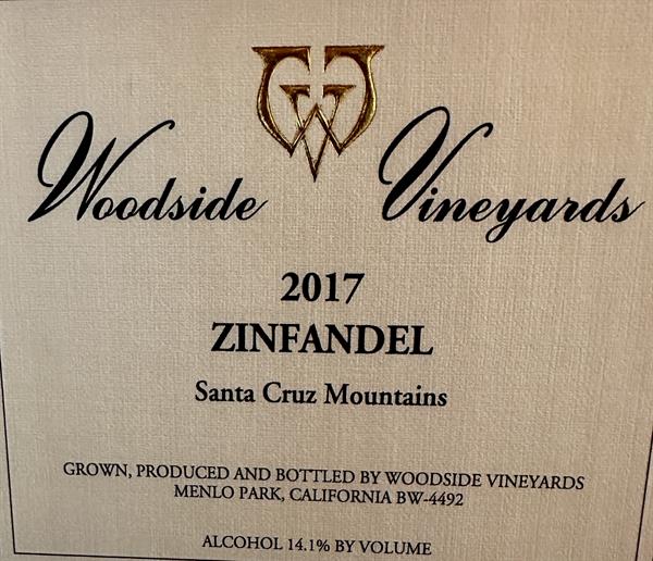 Woodside Killer CASE Special - '17 Zinfandel