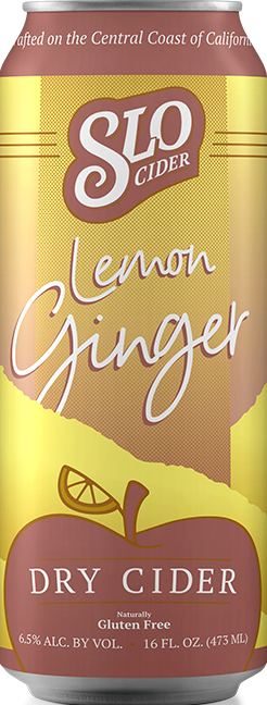 Lemon Ginger Cider Can 16 oz
