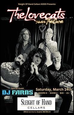An Evening with The Lovecats at SOFH SODO - Single Ticket - March 14 2026