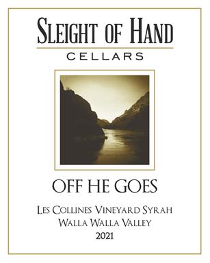 2023 "Off He Goes" Block 50 Les Collines Vineyard Syrah 750mL