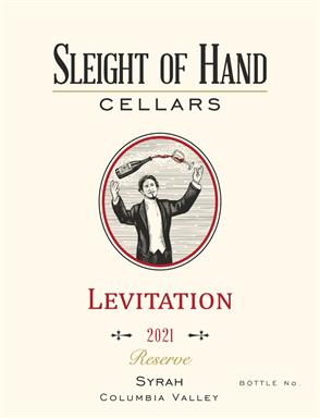 2021 "Levitation" Reserve Syrah Etched and Hand Painted 3L