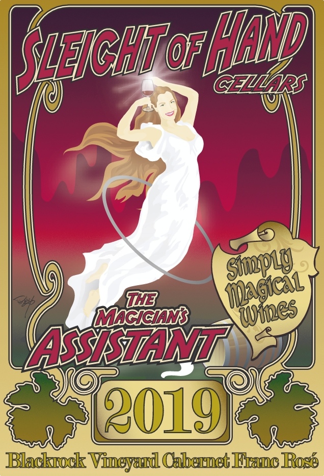 The Magician Who Rose From Failure Sleight of Hand Cellars - 2019 "The Magician's Assistant" Rosé 750mL